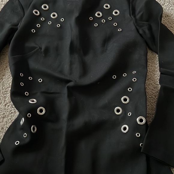 & Other Stories Black Bodycon Long Sleeve Dress - Picture 3 of 5